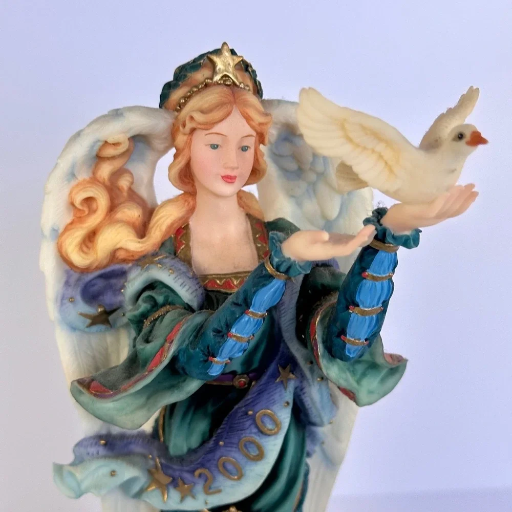 Lenox Millennium Pencil Angel‎ Figurine The World is at Her Feet 1999 - Picture 6 of 16